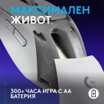 Logitech G309 Lightspeed White Безжична геймърска мишка