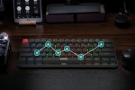 Marvo механична геймърска клавиатура Gaming Mechanical keyboard Saber 61 KG933G White - 61 keys, Red Switches [Linear]