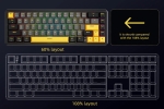 Marvo професионална геймърска механична клавиатура Professional Gaming Mechanical Keyboard Magma M40 KG964 - 8K, Magnetic Switches [Tactile]