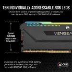 Corsair Vengeance RGB PRO SL Black 16GB (2x8) DDR4 3600 CL18 Рам памет