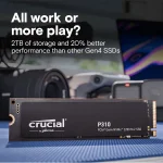 Crucial P310 2TB M.2 PCIe 4.0 NVMe SSD Диск