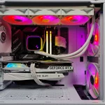 G:RIGS Aurora Max (AMD) White Геймърски компютър