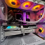 G:RIGS Aurora Max (AMD) White Геймърски компютър