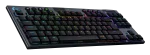 Logitech G915 X Lightspeed TKL Безжична механична геймърска нископрофилна клавиатура с GL Tactile суичове