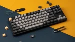 Keychron C1 Pro QMKVIA RGB Геймърска механична клавиатура с Keychron K Pro Brown суичове