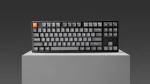 Keychron K8 Max TKL QMKVIA Hot-Swappable RGB Безжична геймърска механична клавиатура с Keychron Super Red суичове