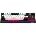 Lorgar KBP70TKLW Yellow Безжична геймърска механична клавиатура с Lorgar Toxic Purple суичове