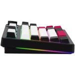 Lorgar KBP70TKLW Yellow Безжична геймърска механична клавиатура с Lorgar Toxic Purple суичове