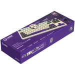 Lorgar KBP70TKLW Yellow Безжична геймърска механична клавиатура с Lorgar Toxic Purple суичове