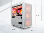 G:RIGS Sirius Lite (Intel) White Геймърски компютър