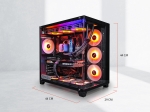 G:RIGS Nova Lite (AMD) Black Геймърски компютър