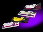 Lorgar KBP70TKLW Yellow Безжична геймърска механична клавиатура с Lorgar Toxic Purple суичове