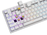 Genesis Thor 404 White Геймърска механична клавиатура с Outemu Peach Silent v3 суичове