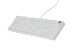 Genesis Thor 404 White Геймърска механична клавиатура с Outemu Peach Silent v3 суичове