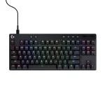 Logitech PRO X TKL RAPID Magenta Геймърска механична клавиатура с Logitech Magnetic Analog регулируеми суичове