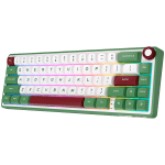 Royal Kludge R65 Green Sand Hot-Swappable Геймърска механична клавиатура с RK Chartreuse суичове