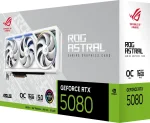 ASUS ROG Astral GeForce RTX 5080 WHITE OC Edition, 16GB GDDR7 Видео карта