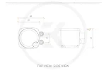 EKWB EK-Nucleus AIO CR360 Lux D-RGB White 360mm RGB AIO Воден охладител за процесор