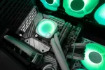 EKWB EK-Nucleus AIO CR360 Lux D-RGB White 360mm RGB AIO Воден охладител за процесор