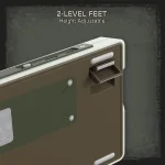 Royal Kludge L75 Mocha Grey Hot-Swappable Безжична геймърска механична клавиатура с RK Linear Cream суичове
