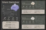 Royal Kludge L75 Mocha Grey Hot-Swappable Безжична геймърска механична клавиатура с RK Linear Cream суичове