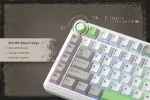 Royal Kludge L75 Mocha Grey Hot-Swappable Безжична геймърска механична клавиатура с RK Linear Cream суичове