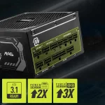 MSI MAG A1000GL PCIE5 1000W, 80 Plus Gold, Модулно, PCIe Gen 5.1, ATX 3.1 Захранване за компютър