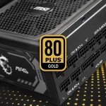 MSI MAG A1000GL PCIE5 1000W, 80 Plus Gold, Модулно, PCIe Gen 5.1, ATX 3.1 Захранване за компютър