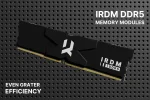 Goodram IRDM DDR5 OC Black / Silver 16GB (1x16), DDR5, 6400 MHz, CL32, Intel XMP и AMD EXPO Рам памет