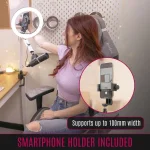 Streamplify Mount Arm White Стойка за микрофон тип рамо