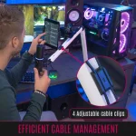 Streamplify Mount Arm White Стойка за микрофон тип рамо
