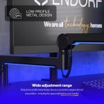 (Нарушена опаковка) Endorfy Broadcast Low Profile RGB Boom Arm Стойка за микрофон тип рамо 