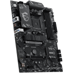 MSI B550 GAMING, ATX, Socket AM4, 4x DDR4 Dual Channel up to 4866+(OC)MHz, 2x PCIe x16 slots, 2x M.2 slots, 2x USB 3.2 Gen 2 (1x Type-C), 2x USB 3.2 Gen 1, 4x USB 2.0, 1x HDMI, 1x DP, 1G LAN, 7.1 HD Audio, 3Y