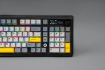 Ajazz геймърска механична клавиатура Wireless Gaming Mechanical Keyboard AK980 V2 - Maillard Switch [Linear] (English US), Purple, White