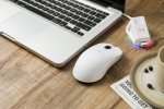 Ajazz професионална геймърска мишка AJ159 APEX - Wireless Gaming Mouse - 8K, Magnetic Charging Dock, White