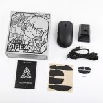 Ajazz професионална геймърска мишка AJ159 PRO - Wireless Gaming Mouse - 8K, Magnetic Charging Dock, Black