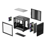 DeepCool кутия Case mATX - CG330 MESH 3F