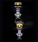 KZ професионални слушалки Hi-Fi In-Ear-Monitors - Castor Pro Gray No Mic - Bass Up Edition