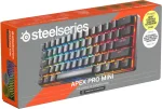 SteelSeries Apex Pro Mini Gen 3 US Layout Black Геймърска механична клавиатура с OmniPoint 3.0 регулируеми суичове