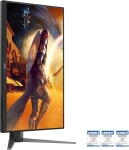 AOC 27G4HA 27" IPS, 200Hz, 0.5ms, FHD (1920 x 1080), Adaptive Sync, HDR10 Геймърски монитор