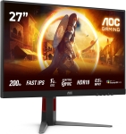 AOC 27G4HA 27" IPS, 200Hz, 0.5ms, FHD (1920 x 1080), Adaptive Sync, HDR10 Геймърски монитор