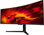 Acer Nitro EI491CRSbmiipphx 49" VA, 144 Hz, 1 ms, 21:9, Double UltraWide FHD (3840 x 1080), AMD FreeSync Premium Pro, VESA DisplayHDR 400, 1800R Curved Извит геймърски монитор