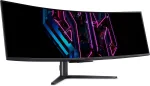 Acer Predator X49XBMIPPHUZX 49" OLED, 240 Hz, 0.03 ms, 21:9, Dual QHD (5120 x 1440), FreeSync Premium, 1800R Curved Извит геймърски монитор