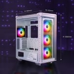 ADATA XPG BATTLECRUISER Super Mid-Tower White Компютърна кутия