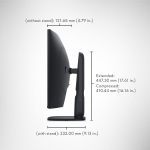 Alienware AW3226DM 31.5" VA, 240Hz, 1ms, QHD (2560 x 1440), AMD FreeSync Premium, VESA DisplayHDR 400, Dolby Vision HDR, 1500R Извит геймърски монитор