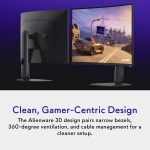 Alienware AW3226DM 31.5" VA, 240Hz, 1ms, QHD (2560 x 1440), AMD FreeSync Premium, VESA DisplayHDR 400, Dolby Vision HDR, 1500R Извит геймърски монитор