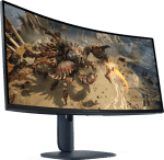 Alienware AW3425DWM 34" VA, 180Hz, 1ms, 21:9 UWQHD (3440x1440), AMD FreeSync Premium, VESA Display HDR True Black 400 Извит геймърски монитор