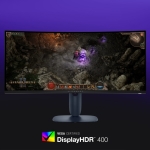 Alienware AW3425DWM 34" VA, 180Hz, 1ms, 21:9 UWQHD (3440x1440), AMD FreeSync Premium, VESA Display HDR True Black 400 Извит геймърски монитор