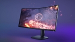Alienware AW3425DWM 34" VA, 180Hz, 1ms, 21:9 UWQHD (3440x1440), AMD FreeSync Premium, VESA Display HDR True Black 400 Извит геймърски монитор