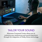 Alienware Pro Wireless Dark Side of the Moon Геймърски безжични слушалки